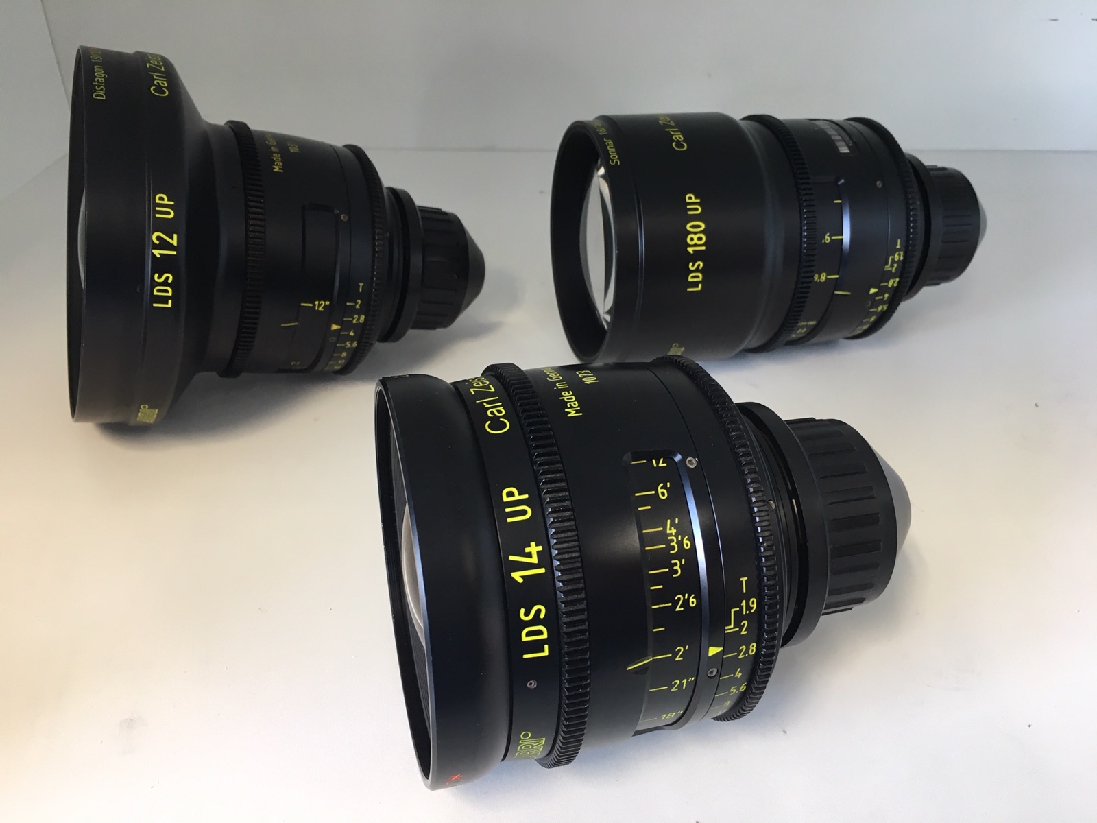 ARRI Zeiss Ultra Prime LDS Set - 12, 14, 16, 24, 32, 50, 85, 135 & 180mm