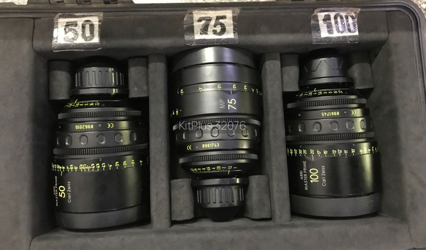 Carl Zeiss Master Primes Lens Set 16, 25, 35, 50, 75, 100mm