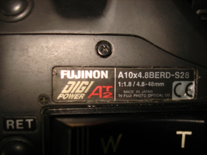 Fujinon A10x4.8 BERD-S28 Full Servo Wide Angle Zoom Lens